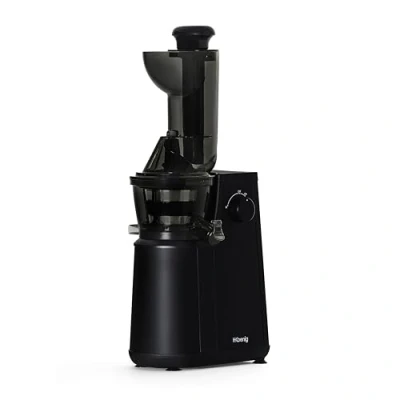 Immagine di H.Koenig GSX24 Estrattore verticale per frutta e verdura senza BPA Bocca larga 82 mm 3 filtri succhi sottili o spessi sorbetti Slow juicer Pressione delicata 50 giri al min 400 W
