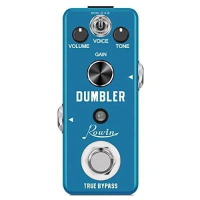 Immagine di Rowin Dumbler LEF 315 Pedale Overdrive per chitarra, analogico puro, True Bypass