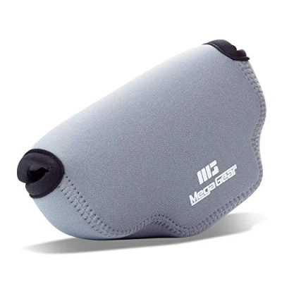 Immagine di MegaGear Custodia in Neoprene compatibile con Olympus OM D E M10 Mark IV Grigio