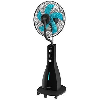 Immagine di Cecotec Ventilatore per nebulizzatore d&#039;acqua con timer EnergySilence 590 Freshessence. 90 W, 5 lame da 40 cm di diametro, oscillanti, 3 velocità, serbatoio litri, motore in rame