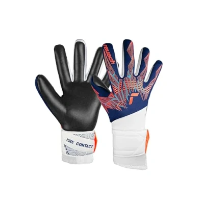 Immagine di Reusch Equipment Contact Twhandschuhe Night Spark 2024 Guanti da portiere, Uomo, Taglia: 10, Blauorangeschwarz