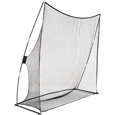 Immagine di Amazon Basics, rete portatile da golf, per allenarsi sui colpi a grande distanza, 2,44 x m