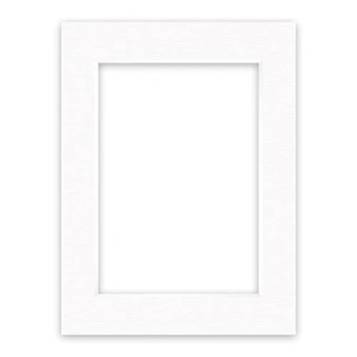 Immagine di nielsen Conservation Passepartout 2,2 mm, formato esterno 30x40 cm per immagini DIN A4, bianco polare con struttura