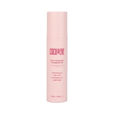 Immagine di Coco &amp; Eve Primer Daily Radiance Con Protezione Solare SPF50. Colorato SPF 50 contro i Raggi UVA UVB. Antiossidanti e Niacinamide per una Pelle Radiosa Luminosità Sana. (50 ml)