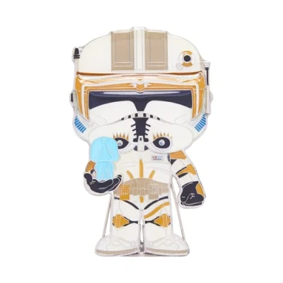 Immagine di Funko Pop! Large Enamel Pin STAR WARS: Commander Clone Cody Spille Smaltate Spilla da Collezione Carina per gli Zaini &amp; Borse Idea Regalo Merchandising Ufficiale
