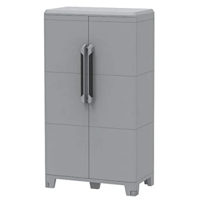 Immagine di Terry, Transforming Modular 3, Armadio Multifunzionale Alto, da Esterno Interno, Due Ante. Materiale: Plastica, Dimensioni: 78x43,6x143 cm