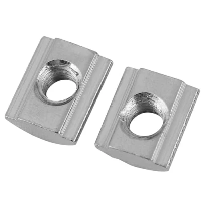 Immagine di Confezione da 50 pezzi EU20 M4 M5 M6 rivestito in acciaio al carbonio scorrevole per accessori profilo alluminio (EU20 M5)