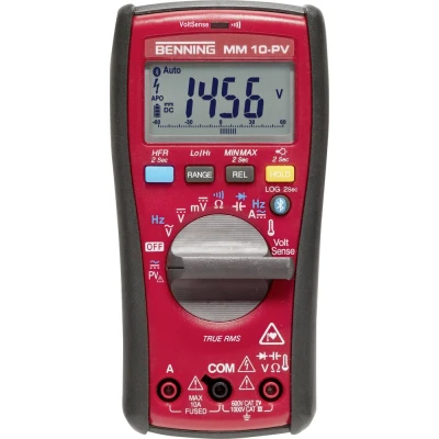 Immagine di Benning MM 10 PV Multimetro portatile digitale Data logger CAT IV 600 V Display (Counts): 6000