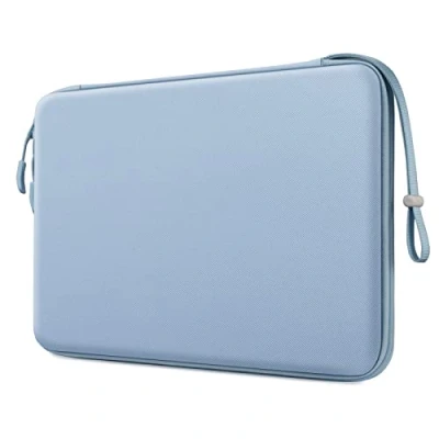 Immagine di FINPAC Porta PC Laptop Sottile Cover Rigida Custodia Borsa per 13&quot; MacBook Air M3/A3113 M2/A2681 2024 2018, Pro 14 2021 M4/M3/M2/M1 A3112 A3401 A3185 A2992 A2918, Air/Pro