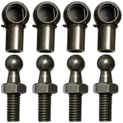 Immagine di JINGLINGKJ Connettore sfera da 10 mm filettatura M8 vite maschio M6 (4PCS M6)