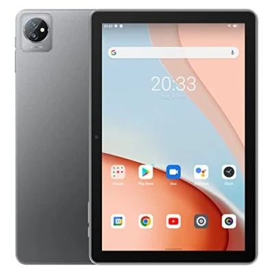 Immagine di Blackview Tab 7 Tablet Android 12, 10,1’’ HD+ IPS Display, Quad core 5GB RAM+64GB ROM(1TB Scheda SD Esterna), Fotocamera 5MP+2MP, WIFI Bluetooth Type C, Dual BOX Altoparlanti Grigio