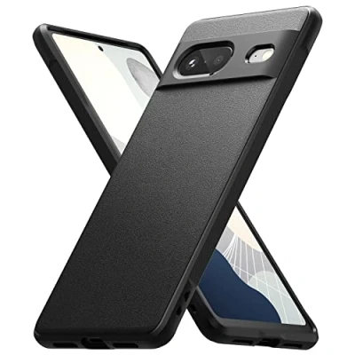 Immagine di Ringke Onyx Compatibile con Cover Google Pixel 7, Custodia Impugnatura Antiscivolo Antiurto Robusta Antigraffio TPU Black Nero
