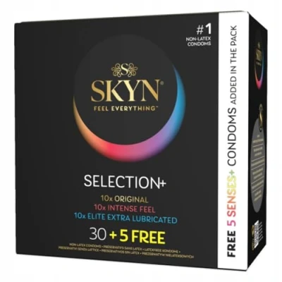 Immagine di Skyn Selection 35 Preservativi Senza Lattice 10 ​​Original Extra Lubrificati ​​Intense Feel Più 5 Assortiti