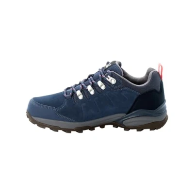 Immagine di Jack Wolfskin Refugio Texapore Scarpa da hiking, Donna, Taglia: 43, Dark blue / grey Pelle