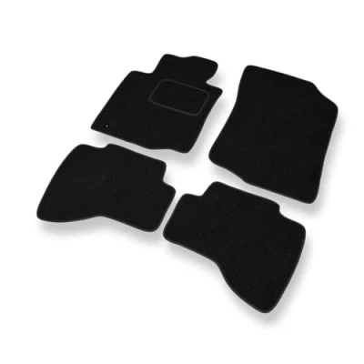 Immagine di Mossa Tappetini auto in feltro compatibili con Toyota Aygo I (2005 2014) tappeti nero 1