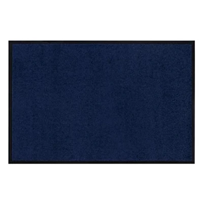 Immagine di andiamo Verdi Zerbino per Porte Clean Run Mat Aree Interne ed Esterne Coperte con Supporto Antiscivolo Blu Scuro 120 x 180 cm, Poliammide