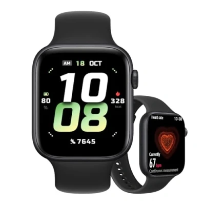 Immagine di HONOR Watch 5 Smartwatch, 1.85 Display AMOLED Smart Uomo Donna, 15 giorni di durata della batteria, GPS, Nero