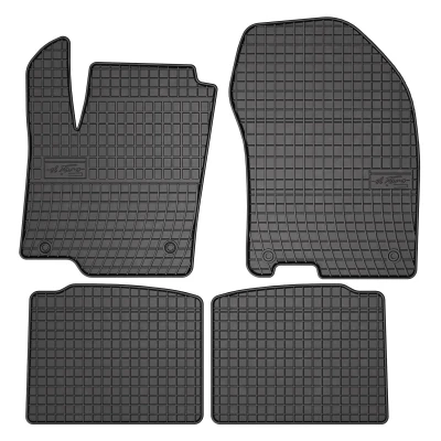 Immagine di FROGUM 0605 Set tappetino Gomma anteriore e posteriore 4 nero Su misura SUZUKI: SX4 II S Cross