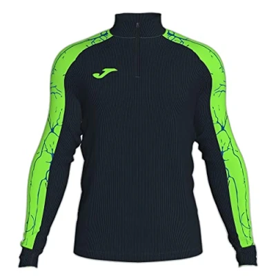 Immagine di Joma Élite IX Felpa, Nero/Verde Fluo, L Uomo