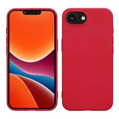 Immagine di kwmobile Custodia Compatibile con Apple iPhone 16e Cover Back Case per Smartphone in Silicone TPU Protezione Gommata fucsia opaco