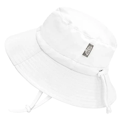Immagine di Jan &amp; Jul Cappello da Sole a Secchiello Idrorepellente per Bambino (Taglia: 6 24 Mesi, Bianco)