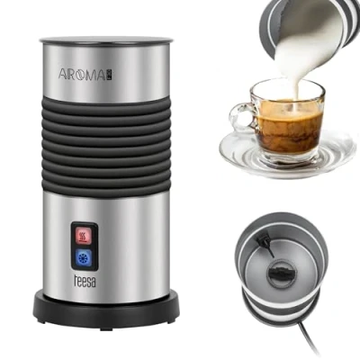 Immagine di Teesa Aroma F30 Montalatte Automatico, Acciaio Inossidabile, Trasparente