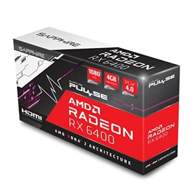 Immagine di VGA SAPPHIRE Pulse RADEON RX 6400 4GB Gaming GDDR6 DP LP (UEFI)