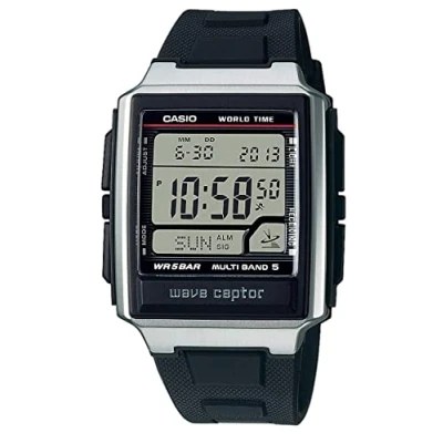 Immagine di Orologio da polso Casio Radiocontrollato WV 59E 1AVEG (L x L A) 48.3 39 12.5 mm Argento Materiale cassa=Acciaio inox, resina
