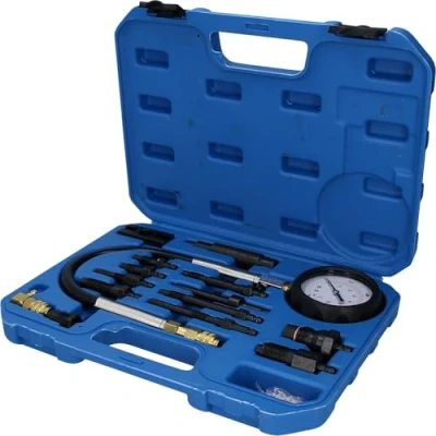 Immagine di BRILLIANT TOOLS BT581050 Kit Tester Compressione per Motori a Diesel, 15 pz [Powered by KS Tools]