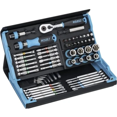 Immagine di Hazet Kit di chiavi a bussola Quadrata , esagonale, 1/4 (6.3 mm) 59 parti 2200SC 32