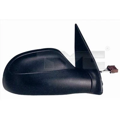 Immagine di specchio retrovisore esterno Tyc 305 0032 Sx nero convesso, termico, per regolazione elettrica CITROËN: Saxo Hatchback