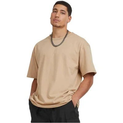 Immagine di Urban Classics Organic Tshirt basic, Uomo, Taglia: XXL, Unionbeige