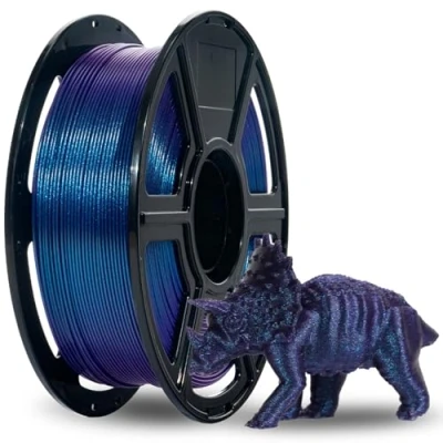 Immagine di FLASHFORGE Camaleonte PLA Multicolor Nebula Purple, Max 500mm/s Stampa rapida, filamento Color Shift 1,75 mm, cambia colore con luce e angolo, di alta notch
