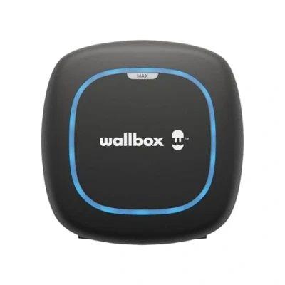 Immagine di Wallbox Pulsar Max Caricatore per Veicoli Elettrici, Potenza di Carico Fino a 22 kW, Connettore Tipo 2, Cavo da 5 Metri, con Wi Fi, Bluetooth, OCPP, Facile Installazione, Interno o Esterno, Nero