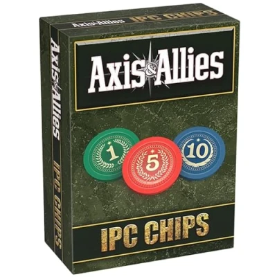 Immagine di Renegade Games Studio: Axis &amp; Allies: chip IPC 75 ponderati, 1 5 10 denominazioni, vassoio portaoggetti in plastica, aggiornamento degli accessori per giochi da tavolo di strategia