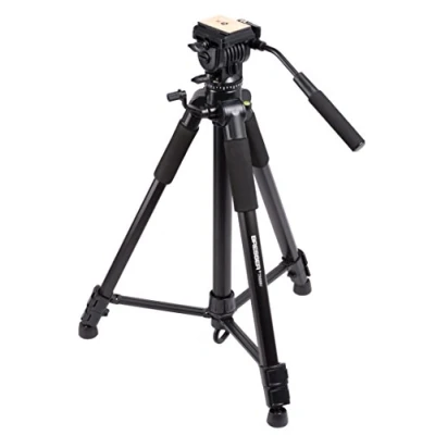 Immagine di BRESSER F002036 Treppiede TR 688V con Testa fluida a due Direzioni Altezza 170 cm, nero