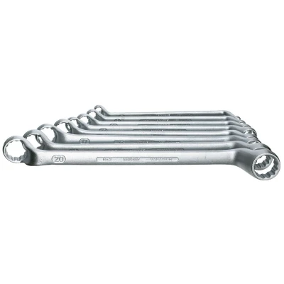 Immagine di Gedore, Chiave inglese, 2 12 Set di chiavi ad anello a doppio taglio pezzi 6 32 mm (16 mm, 27 28 25 19 15 11 13 7 21 9 23 8 14 22 10 17 20 24 18 26 mm)