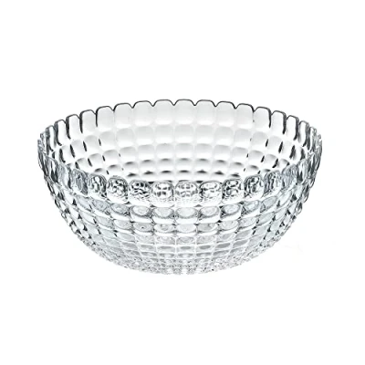 Immagine di Guzzini Tiffany, Contenitore in Plastica Riciclata, Ciotola L Trasparente, Ø 25 x h11 cm 3000 cc 21382500