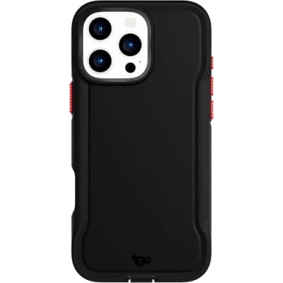 Immagine di tech21 EvoPro Custodia protettiva per Attleborough compatibile con MagSafe 21x, testata secondo gli standard militari, colore nero