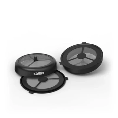 Immagine di Xavax Set di 2 cuscinetti permanenti (per macchine Philips Senseo e cialde caffè simili, filtro per in polvere, tè sfuso, tamponi ricaricabili, lavabile