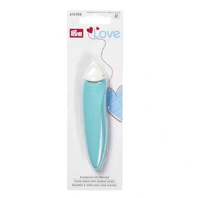 Immagine di PrymLove Prym Amore Gesso Stick con Ruota, Plastic, Blu/Verde, 1 unità (Confezione da 1)