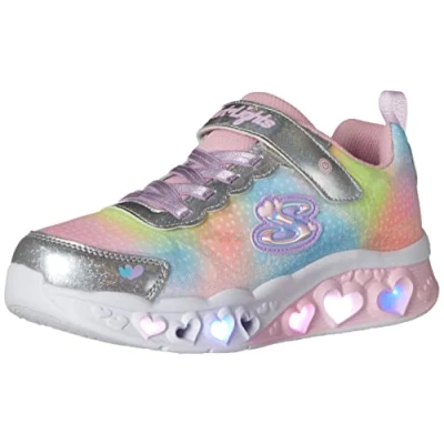 Immagine di Skechers 302315l Smlt, Scarpe da ginnastica Bambine e ragazze, Maglia Sintetica D Argento, 36 EU