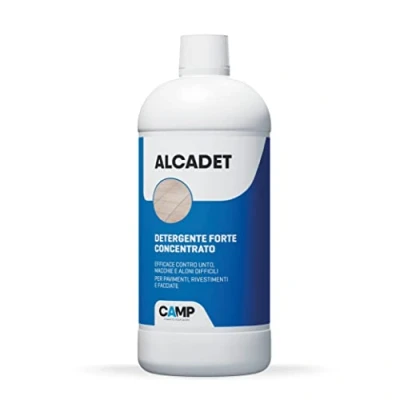 Immagine di Camp ALCADET, Detergente Forte Concentrato per Pavimenti in Gres, Cotto, Marmo e Ceramiche, Elimina Sporco, Aloni Macchie, 1 L