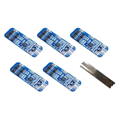 Immagine di TECNOIOT 5 unités 3S 10A Li Ion Lithium 18650 BMS PCM Batterie 12V Protection Board + 5pcs Nickel Strip