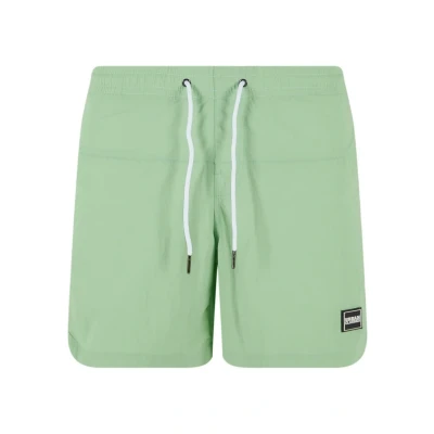 Immagine di Urban Classics Block Shorts da mare, Uomo, Taglia: Small, Vintagegreen