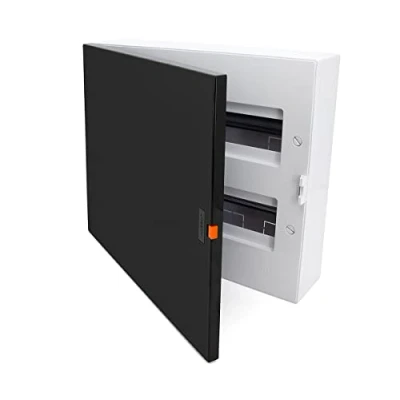 Immagine di Scatola di distribuzione per fusibili, 36 moduli, 2 file, IP40, con livella a bolla