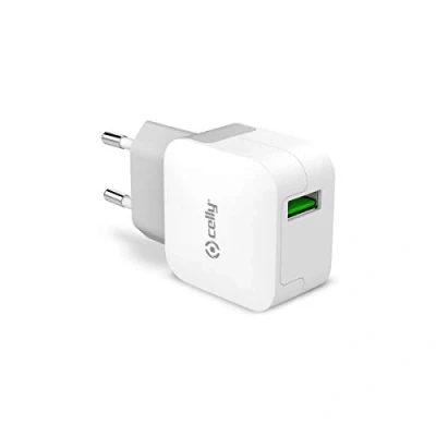 Immagine di CELLY TURBO TRAVEL CHARGER USB 2.4A/12W