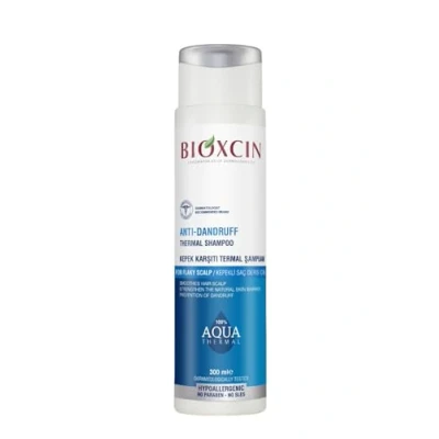 Immagine di Bioxcin Shampoo termico anti forfora, efficace contro la con acqua termale, probiotici e zinco, 300 ml