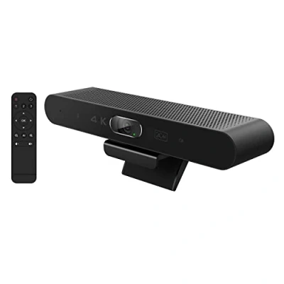 Immagine di Matosio EagleBar Pro2 Videocamera per Videoconferenza, 4K ePTZ AI Face Tracking Camera, Altoparlante Conferenza e Microfono, con Telecomando, Compatibile Zoom/MS Teams o OBS Streaming