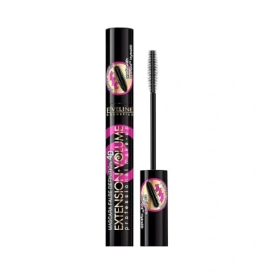 Immagine di Eveline Cosmetics Extension Volume Mascara addensante e separante, 10 ml, Nero